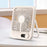 101 1-100 Gears Stepless Speed Silent Desk Fan with Triangular Support (CE / FCC Certified) - Beige - 1