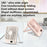 101 1-100 Gears Stepless Speed Silent Desk Fan with Triangular Support (CE / FCC Certified) - Beige - 5