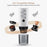 Portable Espresso Machine 2 in 1 Cordless Travel Coffee Maker for Car / Outdoor Use - White - 3