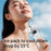 ZK03 Portable Cold Compress Cooling Fan 3 Speed Rechargeable Handheld Desktop Fan Cooler - White - 4