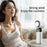 ZK03 Portable Cold Compress Cooling Fan 3 Speed Rechargeable Handheld Desktop Fan Cooler - White - 7