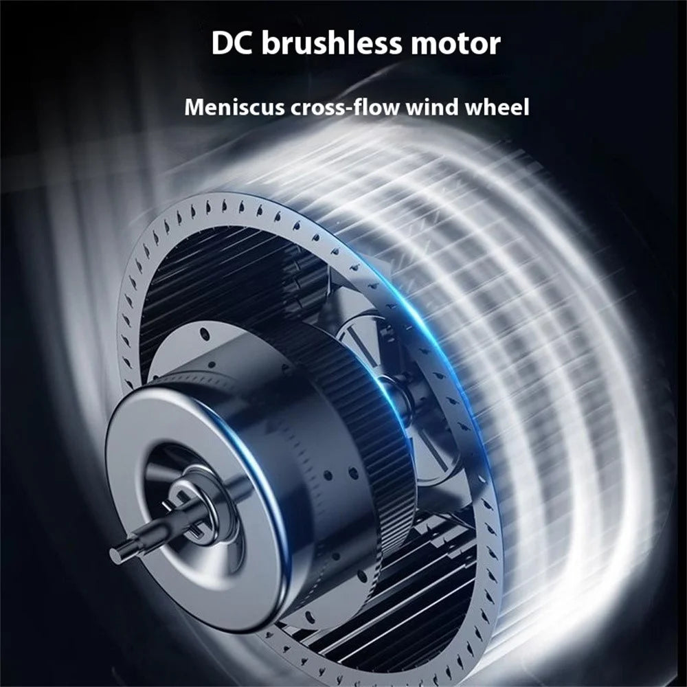 Bladeless Desktop Fan Misting Cooling Quiet Air Circulator Humidifier Fan Cooler with Night Light - 4