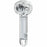 W21 Portable Handheld Fan 3 Speeds Transparent High Speed Turbo Fan with Cold Compress Function - Transparent White - 1