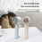 L05 3 Speeds Mini Handheld Fan Portable USB Rechargeable Cold Compress Desktop Fan for Outdoor - White - 4