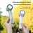 L05 3 Speeds Mini Handheld Fan Portable USB Rechargeable Cold Compress Desktop Fan for Outdoor - White - 6