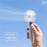 WT-T29 Transparent Mini Fan USB Rechargeable Portable Handheld Fan for Outdoor Hiking - White - 5