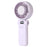 Z35 Folding Cooling Fan USB Rechargeable Handheld Fan with Digital Display / 5 Speed Settings - Purple - 1