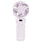 Z35 Folding Cooling Fan USB Rechargeable Handheld Fan with Digital Display / 5 Speed Settings - Purple - 2