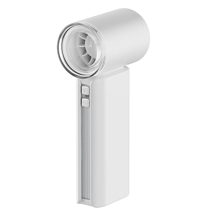 RD08 USB Handheld Mini Fan Portable High Speed Pocket Fan with 5 Speeds Adjustable - White - 1