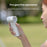 RD08 USB Handheld Mini Fan Portable High Speed Pocket Fan with 5 Speeds Adjustable - White - 2