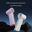 RD08 USB Handheld Mini Fan Portable High Speed Pocket Fan with 5 Speeds Adjustable - White - 6