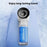 RD18 Handheld Fan Portable Folding Cooling Fan with 5-Speed Adjustable for Outdoor Use - White - 5
