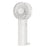F99 Handheld Fan USB Rechargeable Desktop Portable Cooling Fan with 3 Speeds, Buckle - White - 1