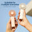 F99 Handheld Fan USB Rechargeable Desktop Portable Cooling Fan with 3 Speeds, Buckle - White - 7
