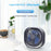 F008 3 Speeds USB Rechargeable Desktop Mini Fan Portable Summer Cooling Fan for Office Home - Blue - 2