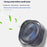 F008 3 Speeds USB Rechargeable Desktop Mini Fan Portable Summer Cooling Fan for Office Home - Blue - 3