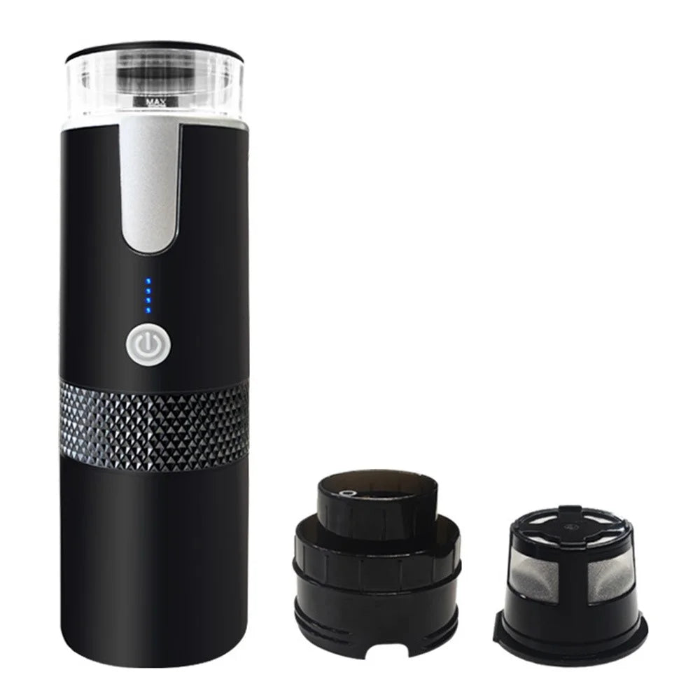 Portable Espresso Machine Capsule / Ground Coffee Compatible Rechargeable Electric Coffee Maker (BPA Free, No FDA) - 1