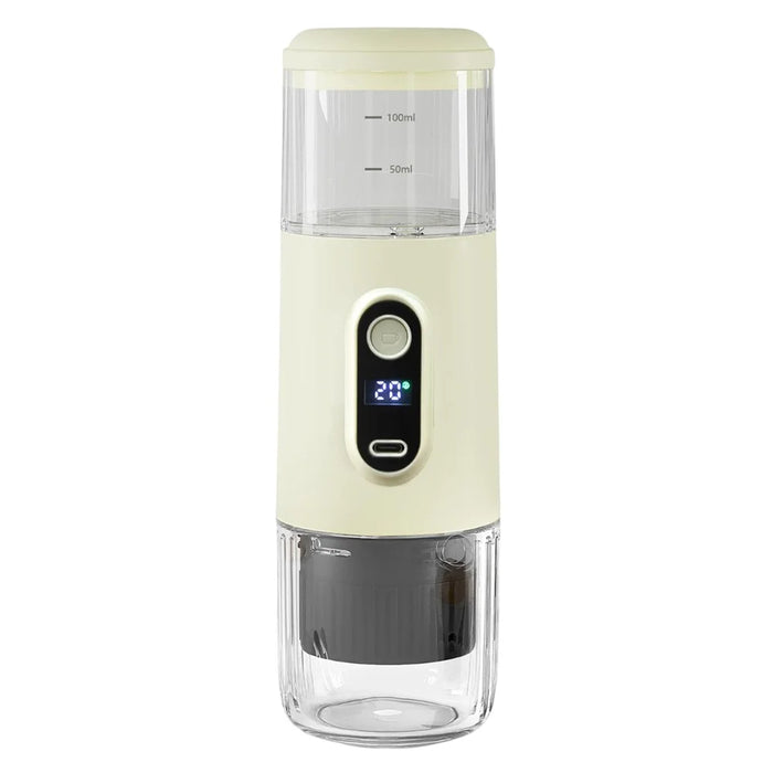 Portable Wireless Espresso Machine Outdoor Car Home Electric Compact Capsule Coffee Maker (BPA Free, No FDA) - Beige - 1