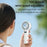 YESIDO YF18 Semiconductor Cooling Handheld Fan 100 Speeds LCD Display Rechargeable Fan - 4