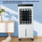 Portable Air Cooler Home Remote Control Evaporative Cooling Tower Fan Humidifier - EU Plug - 2