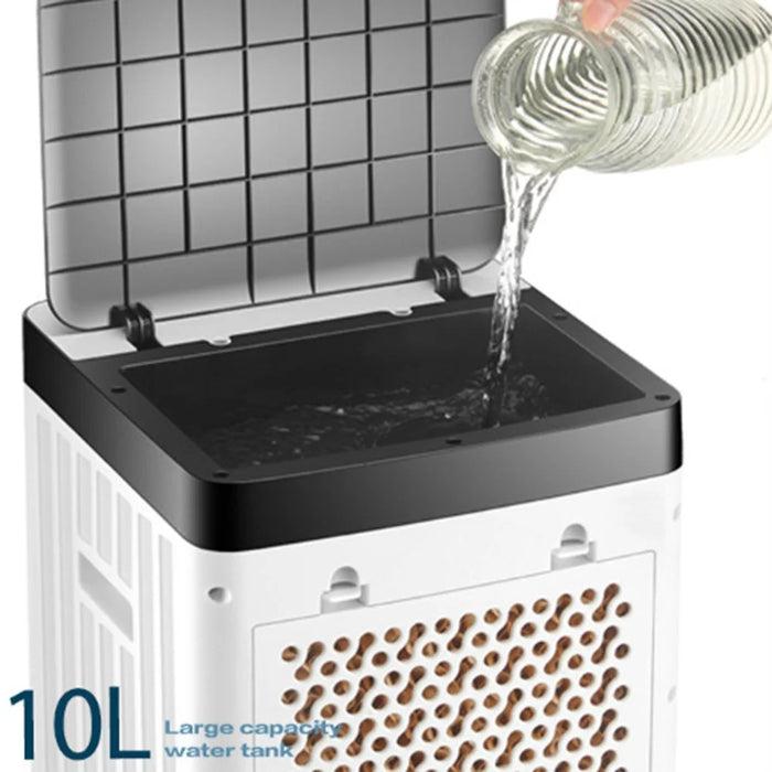 Portable Air Cooler Home Remote Control Evaporative Cooling Tower Fan Humidifier - EU Plug - 5