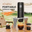 ICAFILAS Portable Capsule Coffee Machine 19 Bar High Pressure Extraction Small Electric Espresso Maker with 3 Tray - Black - 2