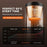 ICAFILAS Portable Capsule Coffee Machine 19 Bar High Pressure Extraction Small Electric Espresso Maker with 3 Tray - Black - 6