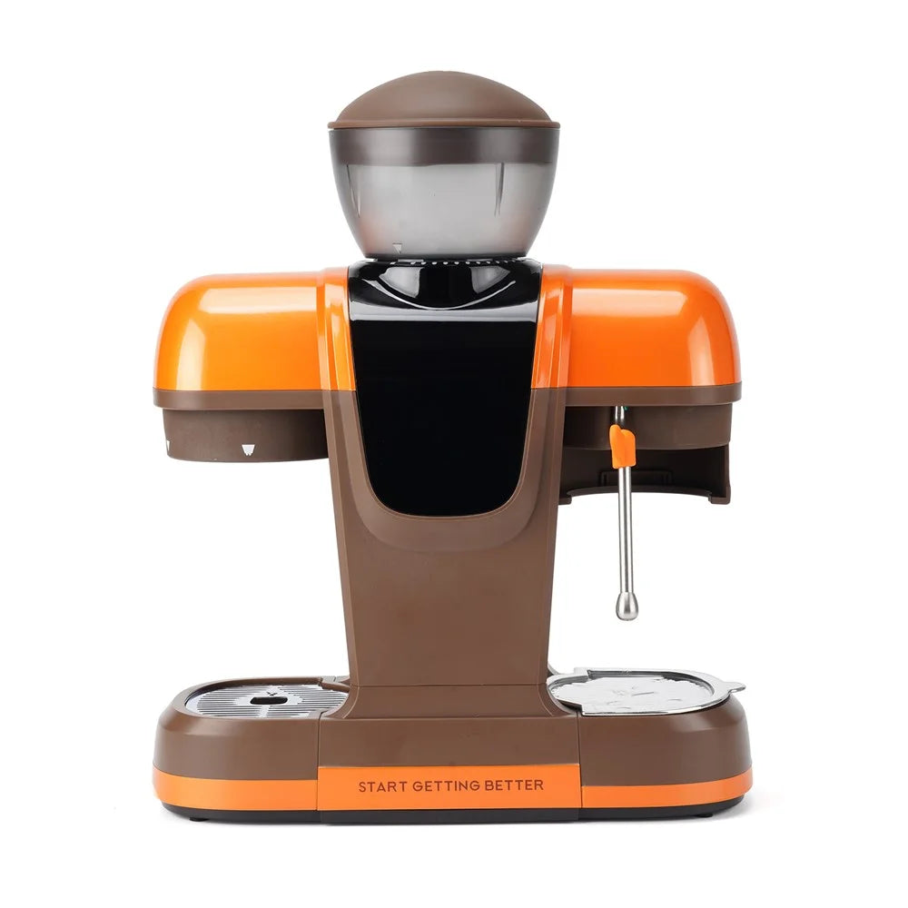 ICAFILAS Espresso Machine with Integrated Grinder 19 Bar Automatic Coffee Maker Hot / Cold Milk Frother for Home, EU Plug - 5