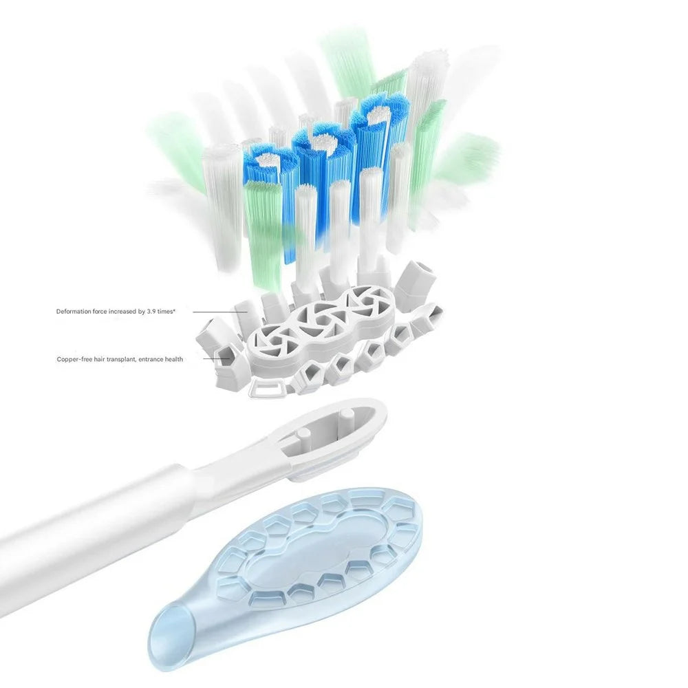 XIAOMI MIJIA Sonic Electric Toothbrush IPX8 Waterproof Multi-directional Sweeping Toothbrush (Chinese Version) - Gold - 7