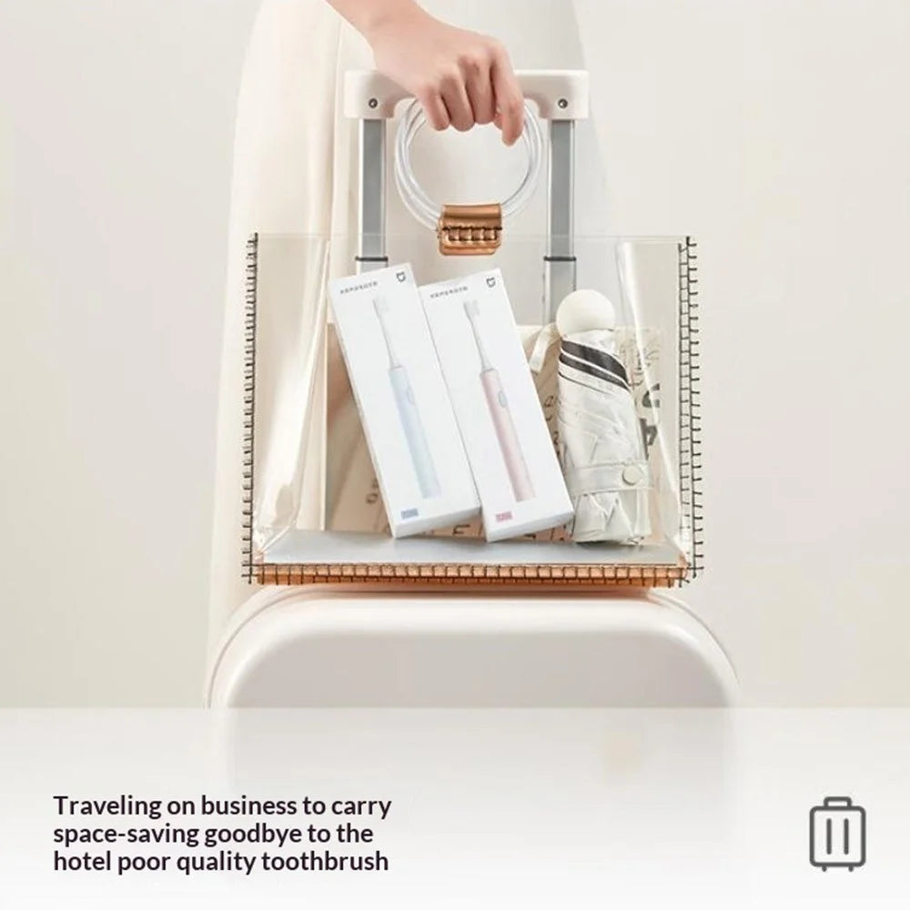 XIAOMI Mijia T200 Sonic Electric Toothbrush IPX7 Waterproof 31000VPM 2 Modes Type-C Charging Automatic Tooth Brush Gift (Chinese Version) - Blue - 4