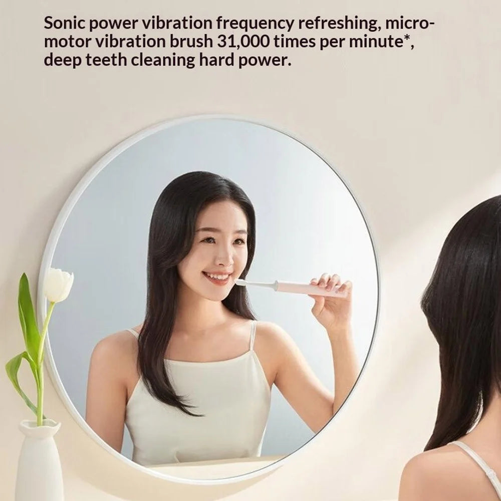 XIAOMI Mijia T200 Sonic Electric Toothbrush IPX7 Waterproof 31000VPM 2 Modes Type-C Charging Automatic Tooth Brush Gift (Chinese Version) - Blue - 5