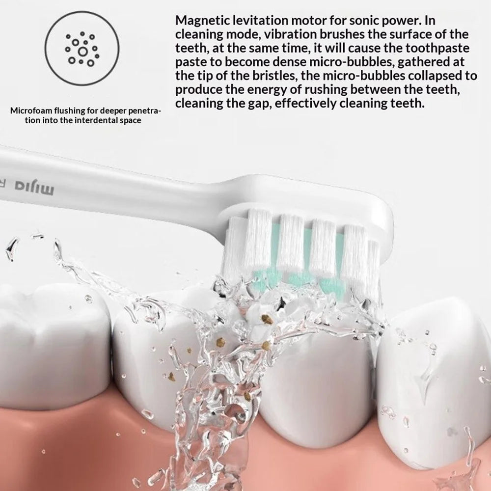 XIAOMI Mijia T200 Sonic Electric Toothbrush IPX7 Waterproof 31000VPM 2 Modes Type-C Charging Automatic Tooth Brush Gift (Chinese Version) - Blue - 6