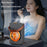3 Holes Mist Fan USB Mini Desktop Fan Humidifier 100-Speed Adjustable Cooling Fan for Office Home - Gray - 4