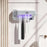YESIDO MG32 UV Toothbrush Sterilizer Dryer Holder 4 Slots Wall Mount Digital Display Storage Sterilization Box for Bathroom - 6