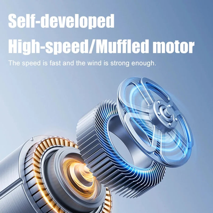 CYKE F27 Digital Display Mini Clip Fan 100 Speed Levels Summer Cooling Desktop Fan with Cold Compress - White - 5