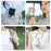 CYKE F27 Digital Display Mini Clip Fan 100 Speed Levels Summer Cooling Desktop Fan with Cold Compress - White - 7