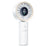 YESIDO YF20 Foldable Handheld Fan with LED Display 3600mAh Rechargeable 100-Speed Control Portable Cooling Fan - White - 2