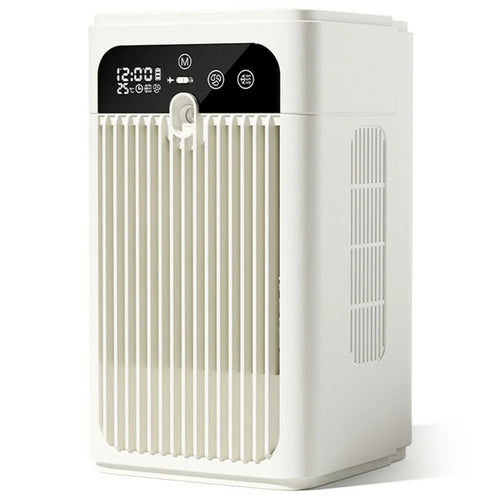 Desktop Cooling Spray Fan USB Rechargeable Mini Air Conditioner Humidifier with Timer - 1