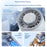 Handheld Mini Fan Superconductive Ice Cooling Portable USB-C Rechargeable Fan - Blue - 4