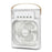 YH-171 Size S 5-Hole Misting Fan USB Desktop Portable 3-Speed Desk Fan with 600ml Water Tank - White - 1