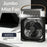 YH-171 Size S 5-Hole Misting Fan USB Desktop Portable 3-Speed Desk Fan with 600ml Water Tank - White - 6