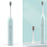 Sonic Electric Toothbrush USB Rechargeable Five Brushing Modes Automatic Tooth Brush Gift - Blue - 1