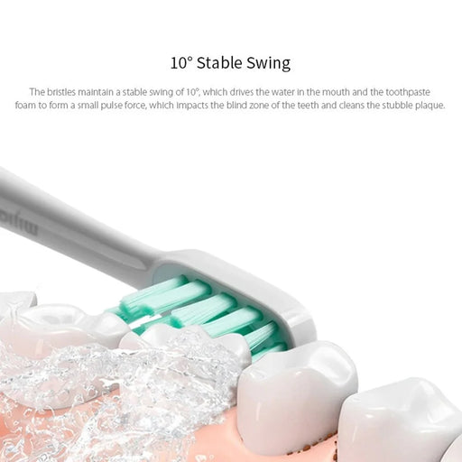 XIAOMI Mijia T500 Smart Electric Toothbrush Ultrasonic Whitening Teeth Waterproof Rechargeable Automatic Tooth Brush (Chinese Version) (with FDA Certificate, BPA-Free) - White - 2