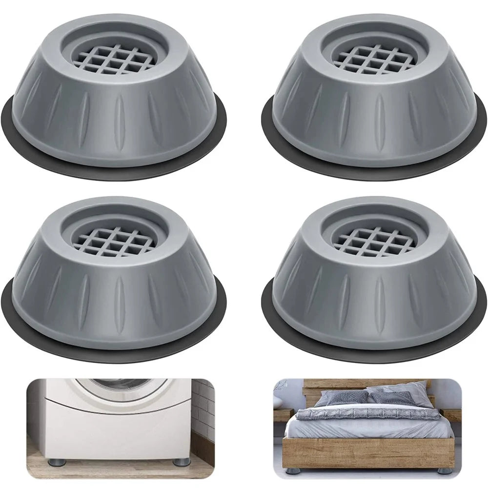4Pcs 8cm Washing Machine Feet Pads Anti Vibration Washer Feet Pad Noise Canceling Washing Machine Feet Support - 1