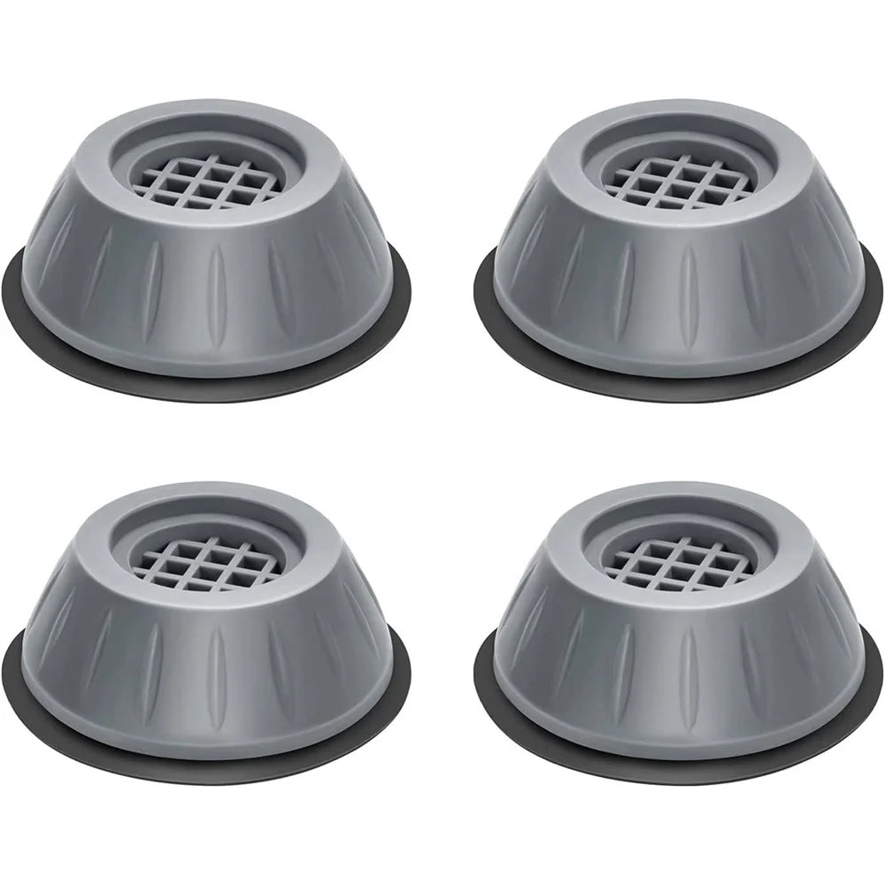 4Pcs 9cm Anti Vibration Washer Feet Pad, Washing Machine Feet Pads Noise Canceling Washing Machine Feet Support - 2