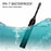 H02030 Electric Toothbrush Rechargeable Sonic Electronic Toothbrush with 8 Brush Heads 2 Mins 6 Modes Smart Timer, 42000VPM - Black - 3