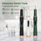 H02077 Plaque Remover Ultrasonic Scaler Tooth Cleaner 5 Modes Rechargeable Teeth Stain Remover Tool - Black - 7
