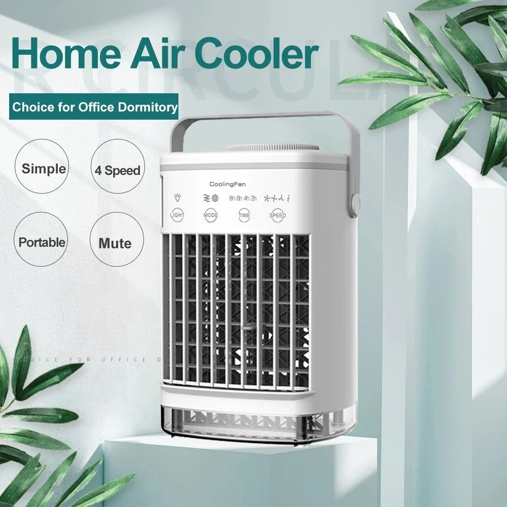 CF-006 Summer Mini Desktop Air Conditioning Cooling Fan ABS+PP USB Home Humidifier Air Cooler - 2