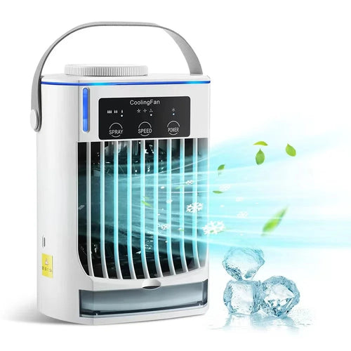 CF-008 Summer Home Mini Air Conditioning Water Cooling Fan Desktop USB Mist Diffuser Air Cooler - 1
