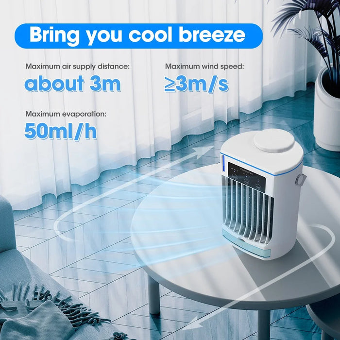 CF-008 Summer Home Mini Air Conditioning Water Cooling Fan Desktop USB Mist Diffuser Air Cooler - 5